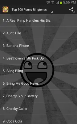 Top 100 Free Funny Ringtones android App screenshot 3